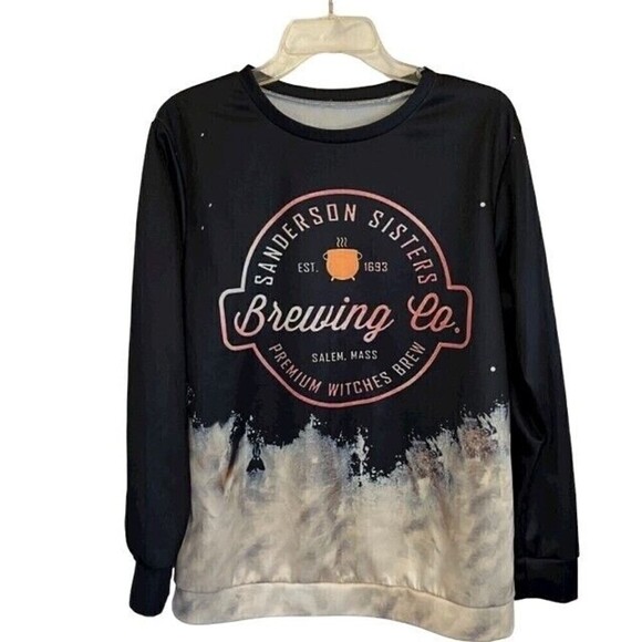 Hocus Pocus Sanderson Sisters Brewing Company Sweatshirt Large - Picture 1 of 4